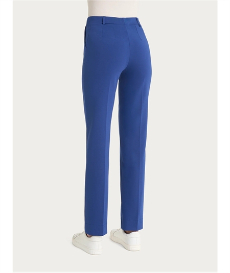 Ragno D293PP - Pantalone in cotone elastico modello dritto con tasche a filo Colore: Blueberry 516 Ragno D293PP - Pantalone in cotone elastico modello dritto con tasche a filo Colore: Blueberry 516