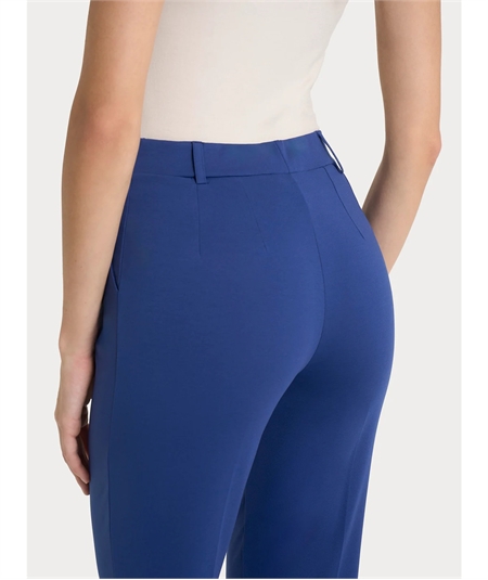 Ragno D293PP - Pantalone in cotone elastico modello dritto con tasche a filo Colore: Blueberry 516 Ragno D293PP - Pantalone in cotone elastico modello dritto con tasche a filo Colore: Blueberry 516