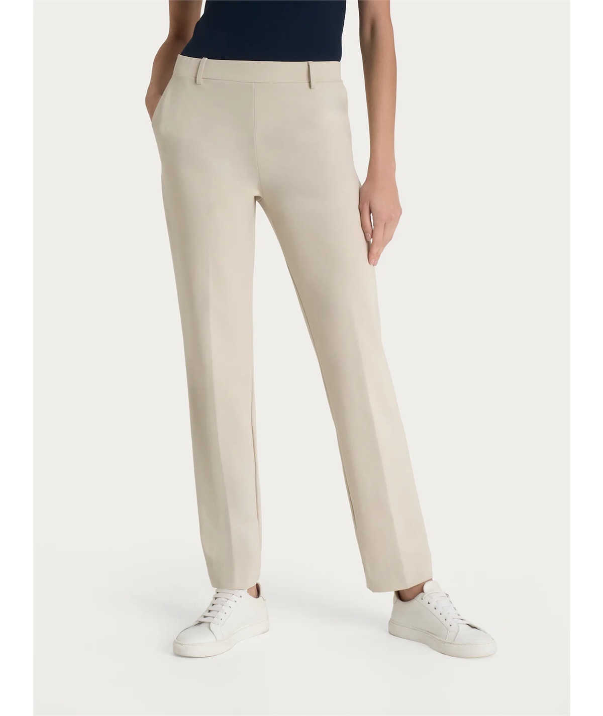Ragno D293PP - Pantalone in cotone elastico modello dritto con tasche a filo Colore: Champignon 786 Ragno D293PP - Pantalone in cotone elastico modello dritto con tasche a filo Colore: Champignon 786