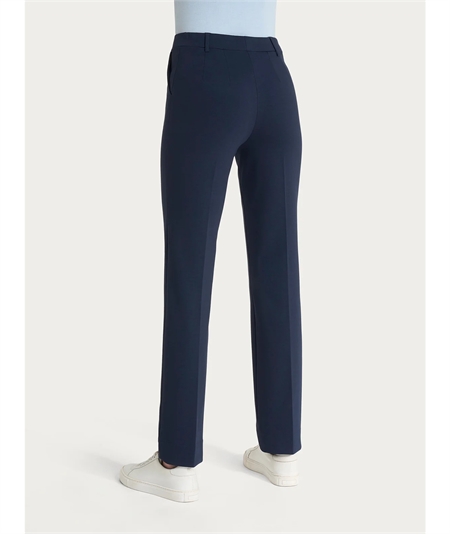 Ragno D293PP - Pantalone in cotone elastico modello dritto con tasche a filo Colore: Bleu 078 Ragno D293PP - Pantalone in cotone elastico modello dritto con tasche a filo Colore: Bleu 078