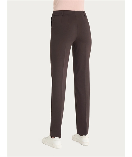 Ragno D293PP - Pantalone in cotone elastico modello dritto con tasche a filo Colore: Chocolate A75 Ragno D293PP - Pantalone in cotone elastico modello dritto con tasche a filo Colore: Chocolate A75