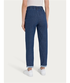 Ragno DN18P7 - Pantalone Jeans vestibilità a carota con tasche a filo. Colore: Jeans 007