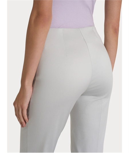 Ragno D926PY - Pantalone donna Capri in raso di cotone satin elasticizzato - Colore: Dawn Blue  B26 Ragno D926PY - Pantalone donna Capri in raso di cotone satin elasticizzato - Colore: Dawn Blue  B26
