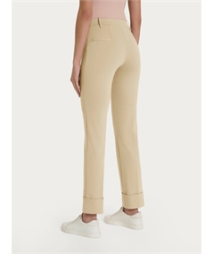 Ragno D293PW - Pantalone Straight-leg dritto con risvolto. Colore: Irish Cream 868