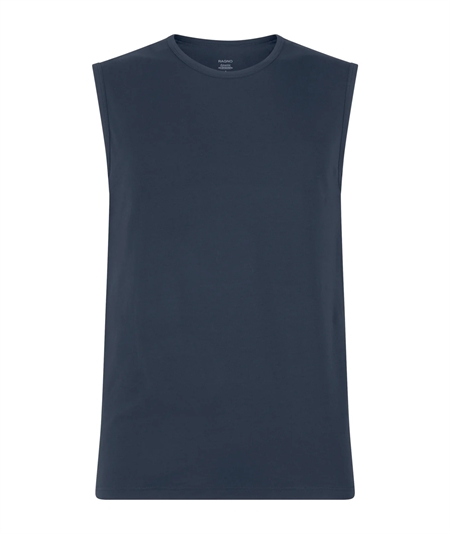 Ragno 611474 - Canottiere girocollo smanicate in Cotone elasticizzato. Colore: Bleu 078