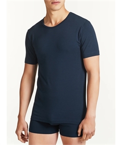 Ragno 611477 - Magliette girocollo a manica corta in cotone elasticizzato. Colore: Blu 078