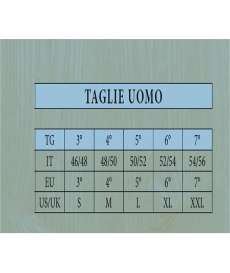 Tabella Taglie Pigiami Uomo Q.bò
