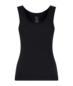 Ragno - Canotta spalla larga cotone biologico strech 074552 - Nero