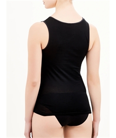 Ragno - Canotta intima spalla larga Filoscozia 071022 - Nero
