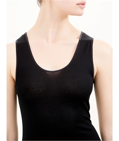 Ragno - Canotta intima spalla larga Filoscozia 071022 - Nero
