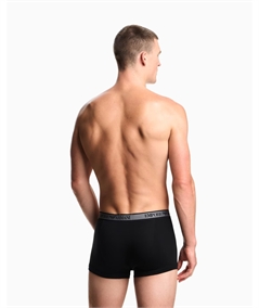 EM000259AF10779 Set di 3 Boxer Emporio Armani in cotone elasticizzato. Colore: Nero MC406