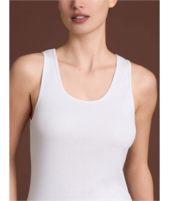 Ragno DM43A2 - Canotta Spalla Larga Caldo Cotone. Colore: Bianco 010