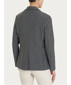 Ragno DO23GA - Giacca manica lunga in tessuto Super-Compact  Extra-Comfort. Colore: Ardesia Mel. 202M