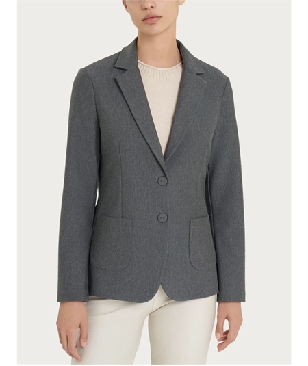 Ragno DO23GA - Giacca manica lunga in tessuto Super-Compact  Extra-Comfort. Colore: Ardesia Mel. 202M