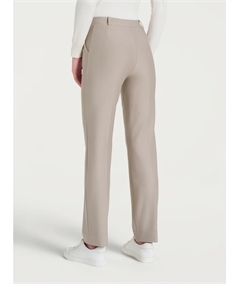 Ragno DB24PP - Pantalone donna a gamba diritta con tasche in viscosa elasticizzata. Colore: String C13