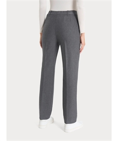 Ragno DB24PP - Pantalone donna a gamba diritta con tasche in viscosa elasticizzata. Colore: Ardesia Melange 202M