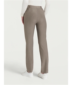 Ragno DB24PP - Pantalone donna a gamba diritta con tasche in viscosa elasticizzata. Colore: Glacè Melange 178M