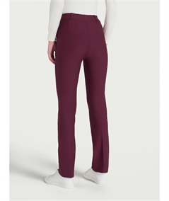 Ragno DB24PP - Pantalone donna a gamba diritta con tasche in viscosa elasticizzata. Colore: Fig B95