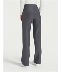 Ragno DE72PE - Pantalone modello Palazzo in caldo tessuto Compact. Colore: Ardesia Melange 202M