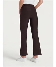 Ragno - DE72PM Pantalone donna Flare in tessuto Compact. Colore: Chocolate A75