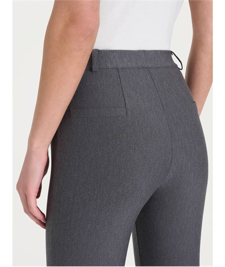 Ragno - DE72PM Pantalone donna Flare in tessuto Compact. Colore: ardesia Mel. 202M
