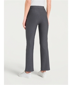 Ragno - DE72PM Pantalone donna Flare in tessuto Compact. Colore: ardesia Mel. 202M