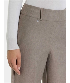 Ragno DE72PF - Pantalone modello carota in tessuto Compact. Colore: Glacè Melange 178M