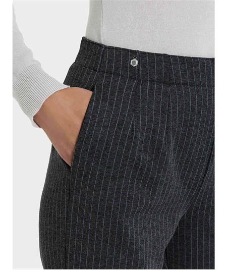 Ragno DR48PP - Pantalone gessato dritto con tasche in tessuto Eco Jacquard. Colore: Fant. Oscuro Mel.489MF