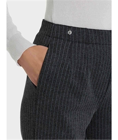 Ragno DR48PP - Pantalone gessato dritto con tasche in tessuto Eco Jacquard. Colore: Fant. Oscuro Mel.489MF