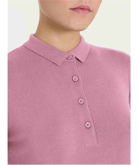 Ragno DI44TF - Maglia a Polo in tessuto misto Viscosa. Colore: Lilias C09 Ragno DI44TF - Maglia a Polo in tessuto misto Viscosa. Colore: Lilias C09