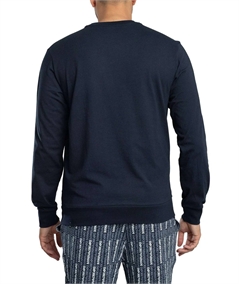 EM000617AF14994 - Pigiama girocollo in cotone interlock Emporio Armani. Colore Bleu MB310