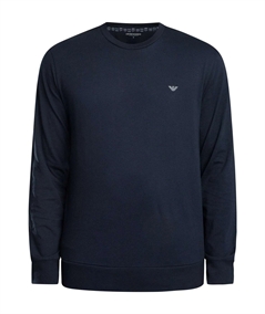 EM000617AF14994 - Pigiama girocollo in cotone interlock Emporio Armani. Colore Bleu MB310