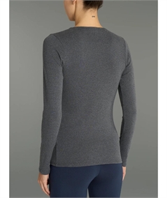 Maglia sottogiacca girocollo in caldo cotone Biologico. Art 274AB Colore Ardesia Mel. 202