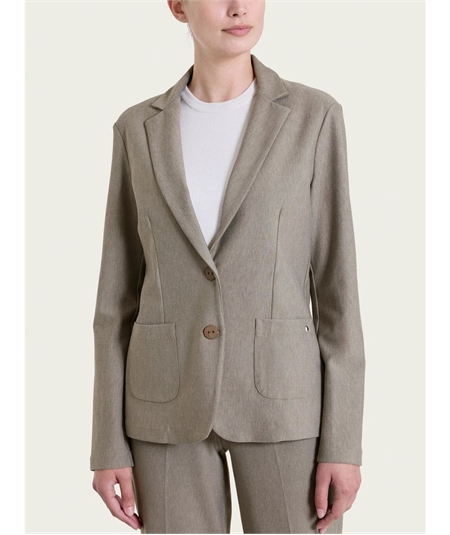 Ragno DO23GA - Giacca manica lunga in tessuto Super-Compact  Extra-Comfort. Colore: Glacè Mel. 178M
