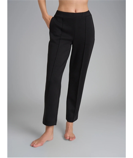 Ragno DR76PP - Pantalone dritto con tasche in tessuto Scub. Colore: Nero 020