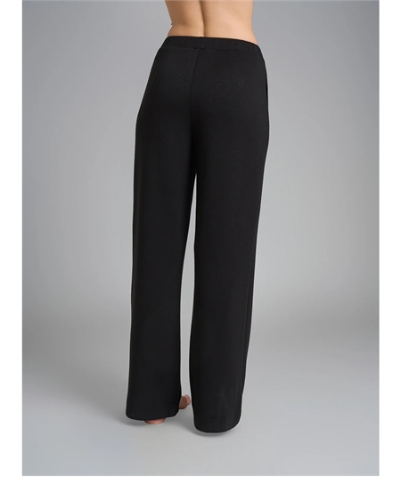 Ragno DR76PE - Pantalone ampio con tasche in Tessuto Scuba. Colore Nero 020