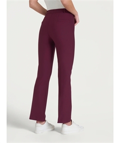 Ragno - DE72PM Pantalone donna Flare in tessuto Compact. Colore: Fig (Bordò) B95