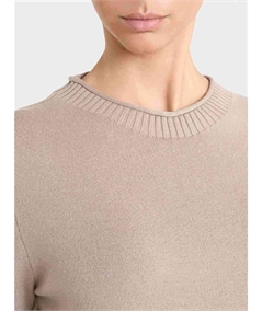 Ragno DN53M9 - Maglia collo cratere in tessuto Super-Soft misto Viscosa. Colore: Cammello 100