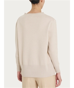 Ragno DN53M9 - Maglia collo cratere in tessuto Super-Soft misto Viscosa. Colore: Champignon 786