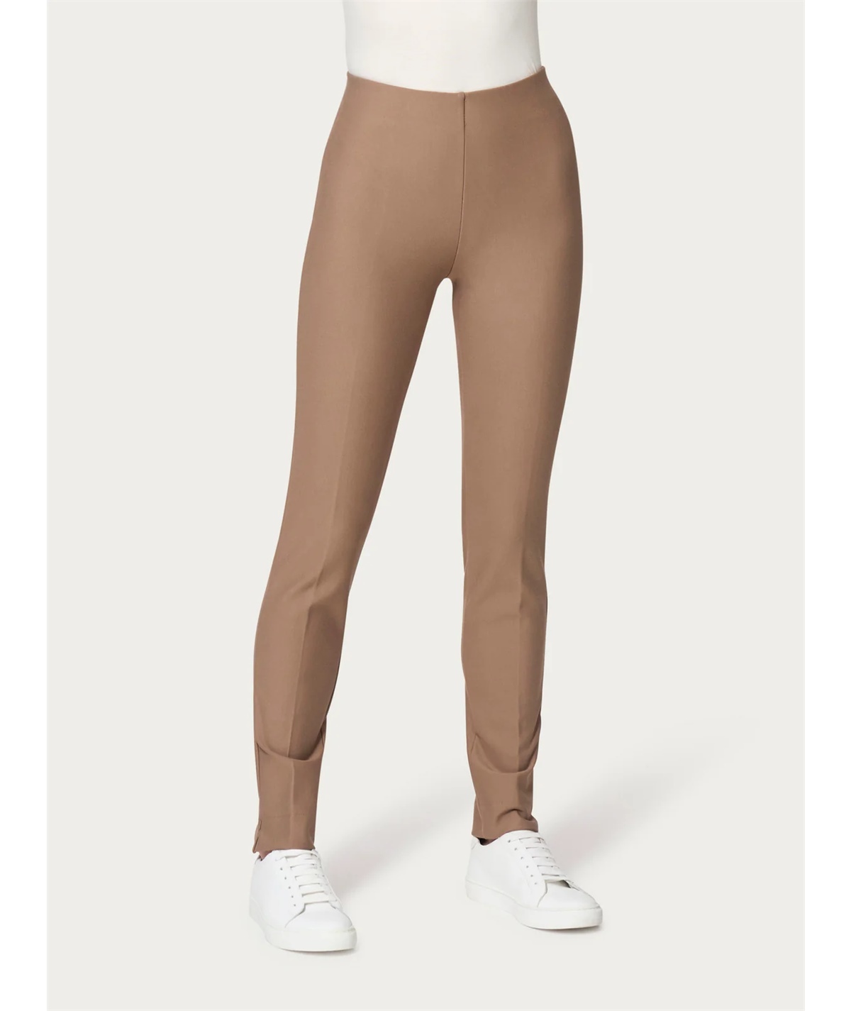 Ragno DE72PS - Pantalone Slim in tessuto Compact elasticizzato - Pine Bark 950