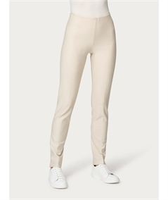 Ragno DE72PS - Pantalone Slim in tessuto Compact elasticizzato - Colore: Champignon ( Avorio) 786