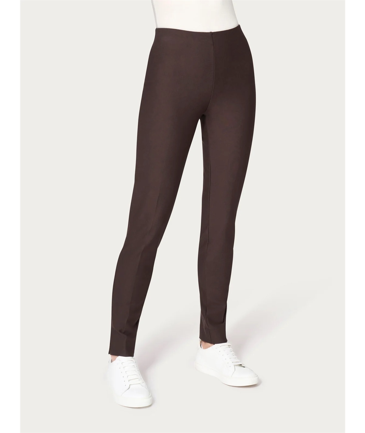 Ragno DE72PS - Pantalone Slim in tessuto Compact elasticizzato - Colore : Chocolate A75