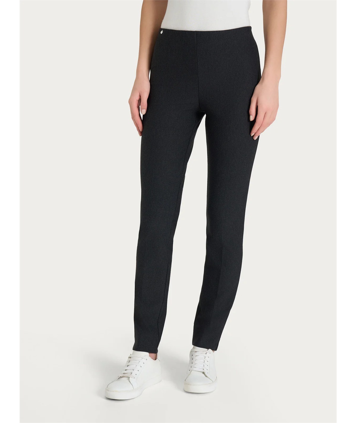 Ragno DE72PS - Pantalone Slim in tessuto Compact elasticizzato - Oscuro Mel. 489M