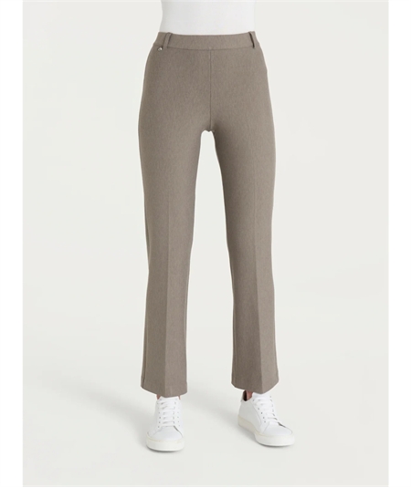Ragno - DE72PM Pantalone donna Flare in tessuto Compact. Colore: Glacè Mel. 178M