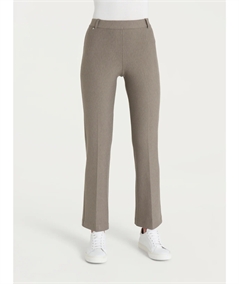 Ragno - DE72PM Pantalone donna Flare in tessuto Compact. Colore: Glacè Mel. 178M