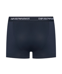 EM000259AF14132 Set di 3 Boxer Emporio Armani in cotone elasticizzato. Colore Bleu: MB139