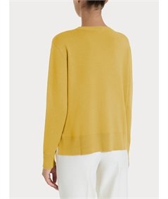 Ragno DR07T9 - Maglia girocollo in tessuto misto Viscosa. Colore: Oil Yellow B96