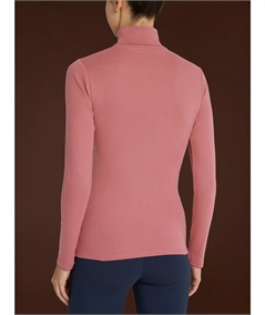 Ragno D274AK -  Maglia sottogiacca collo dolcevita in caldo cotone Biologico. Colore: Rosa Antico 082