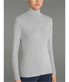 Ragno D274AK -  Maglia sottogiacca collo dolcevita in caldo cotone Biologico. Colore: Grigio Melange 464