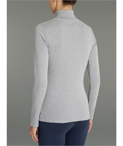 Ragno D274AK -  Maglia sottogiacca collo dolcevita in caldo cotone Biologico. Colore: Grigio Melange 464